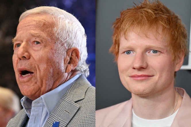 What Robert Kraft told Ed Sheeran in 40-min call that saw Macklemore dropped from tour