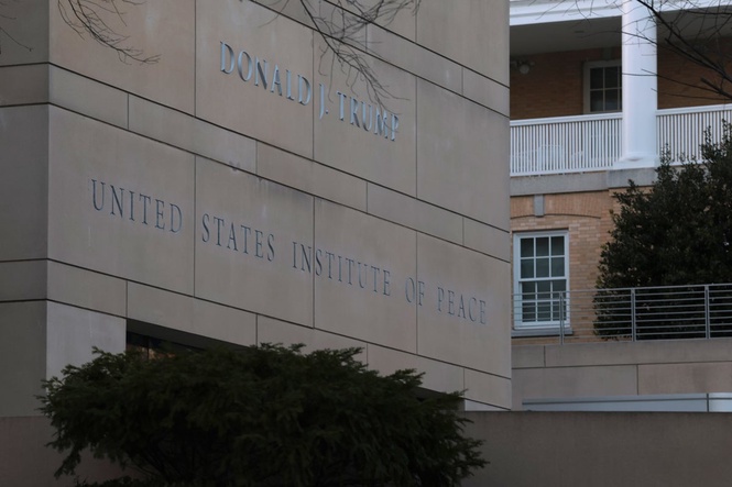 Judge asked to prevent Trump from carving his name on yet another historic Washington building