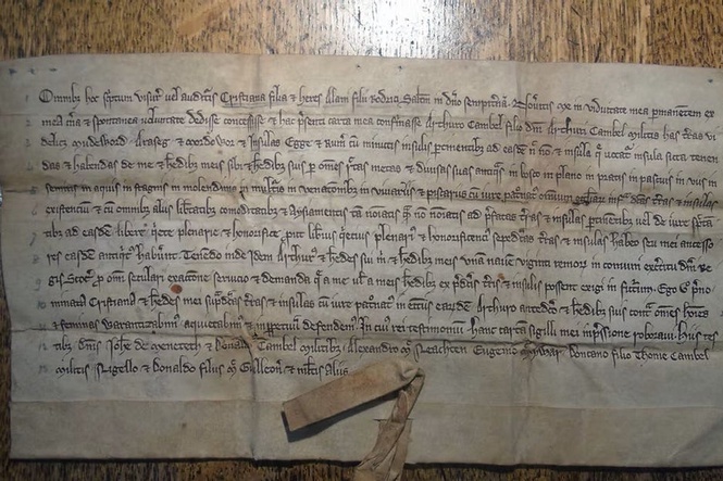 Historic document linked to Robert the Bruce to go on display for open day