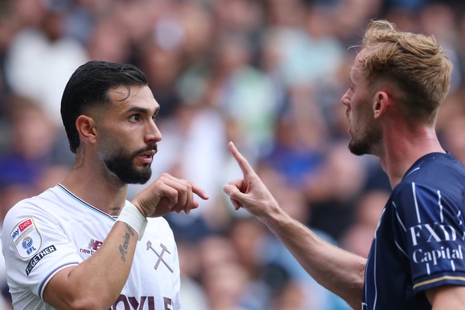 West Ham star accused of spitting during heated Millwall derby clash