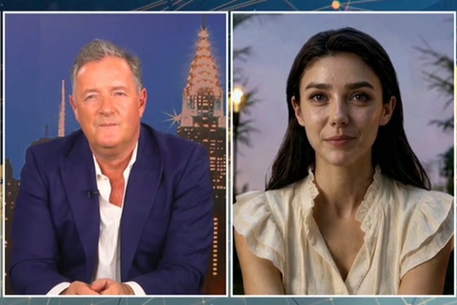 AI actress suffers glitch during bizarre Piers Morgan TV interview