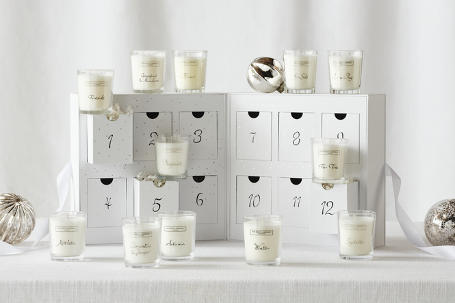 The White Company has launched a 12-day candle calendar for Christmas