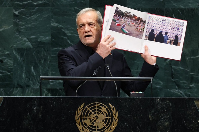 Iran’s president calls Iranians ‘victims of terrorism’ by US in rare wartime speech at UN