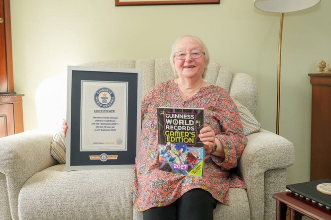 Scottish grandmother, 78, earns Guinness World Record for Fortnite streaming