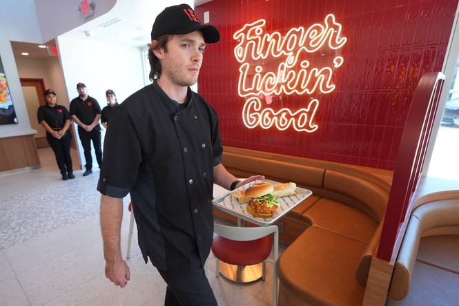 KFC opens a Texas restaurant to test ideas for reclaiming its fried chicken crown