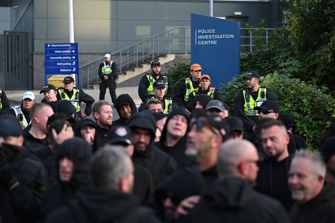 Around 200 protesters gather outside police station after Danny Tommo arrest