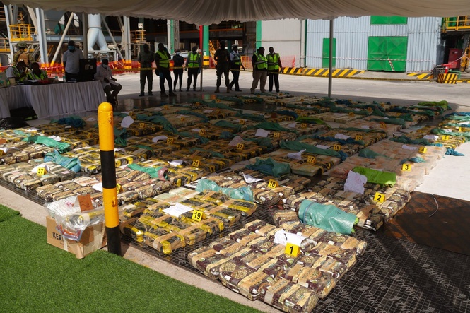 Kenya destroys $63 million meth haul intercepted at sea