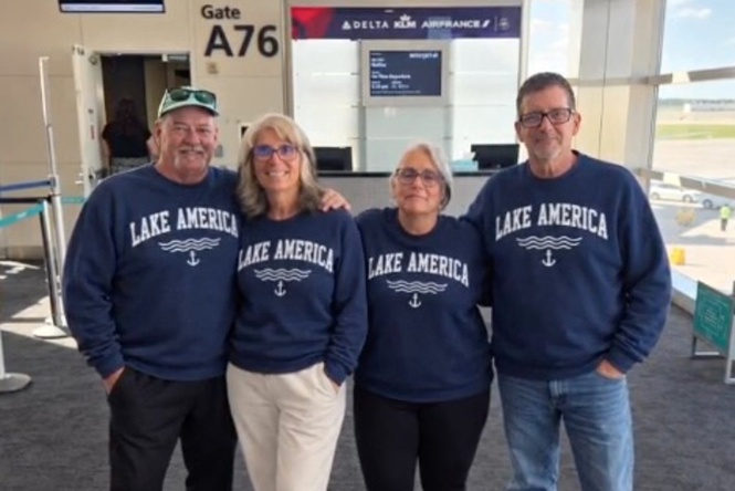 CEO loses job over viral photo of family in ‘Lake America’ sweatshirts