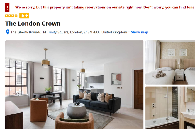 Booking.com sends tourists to ‘apartment’ in House of Commons for £81 per night