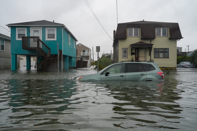 Nor’easter slams East Coast leaving towns submerged, widespread power outages and canceled flights
