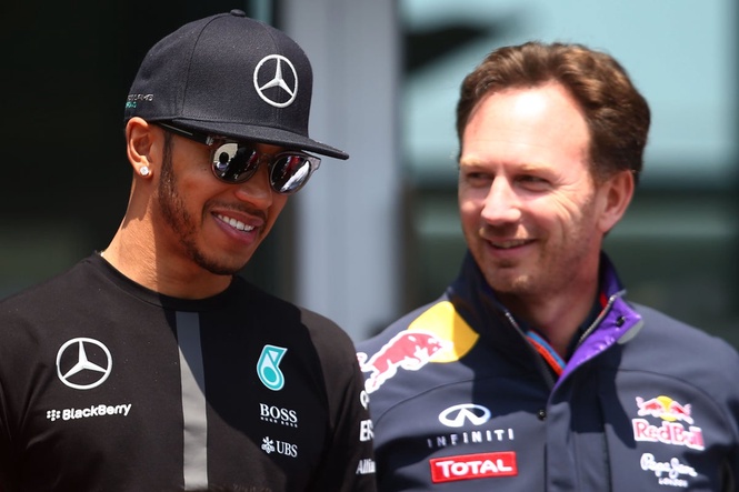 Lewis Hamilton responds to speculation linking Christian Horner with Ferrari