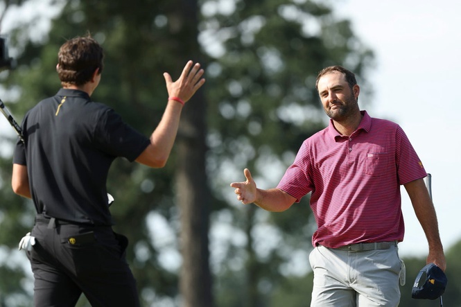 Scottie Scheffler praised for classy gesture after American fan disrupts Presidents Cup