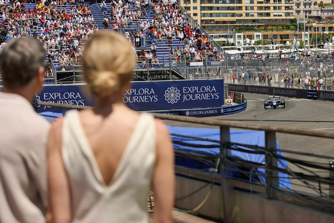 This luxury cruise ship will dock just 150 metres from Monaco Grand Prix