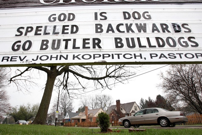 Giggle for God: America’s witty church signs aim to inspire, attract drivers and passersby
