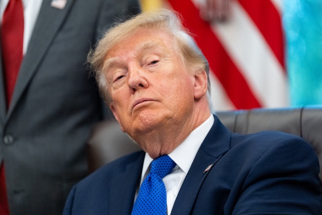 Trump’s slurred, confused Oval Office announcement really should concern Republicans