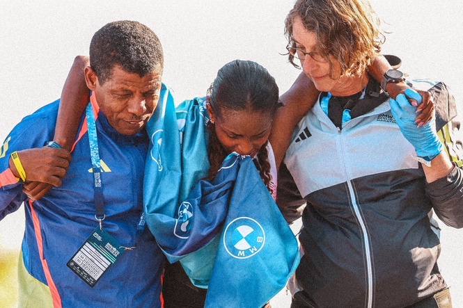 Berlin Marathon winner Tigst Assefa undergoes surgery on ‘completely destroyed’ Achilles