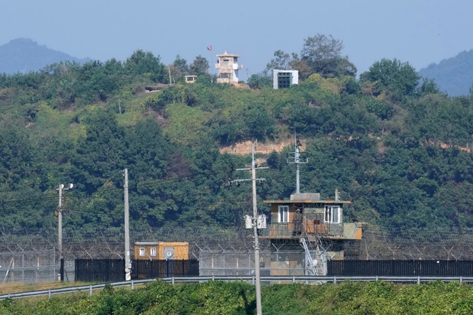 North Korea test-fires missile as tensions grow over border mine blasts