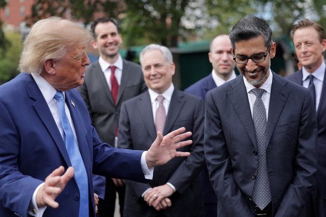 Donald Trump calls Google CEO Sundar Pichai ‘monster’ at ‘Super Intelligence’ summit