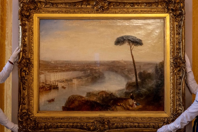 Turner’s Rome masterpiece unveiled in Italy before highly anticipated London auction