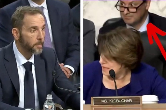 Excited staffer goes viral as senator bursts Republican conspiracy theory