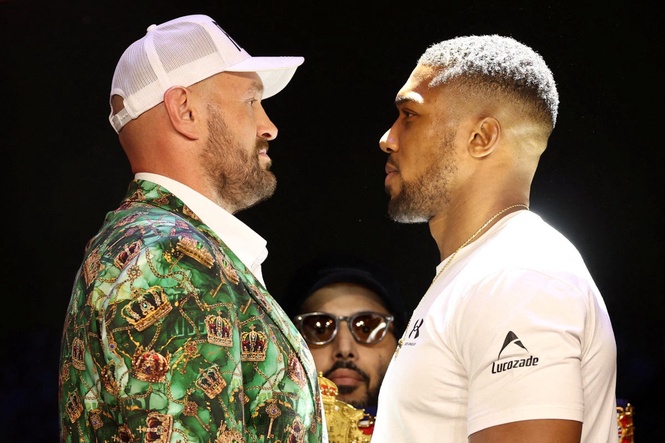 Tyson Fury and Anthony Joshua engage in cordial first press conference
