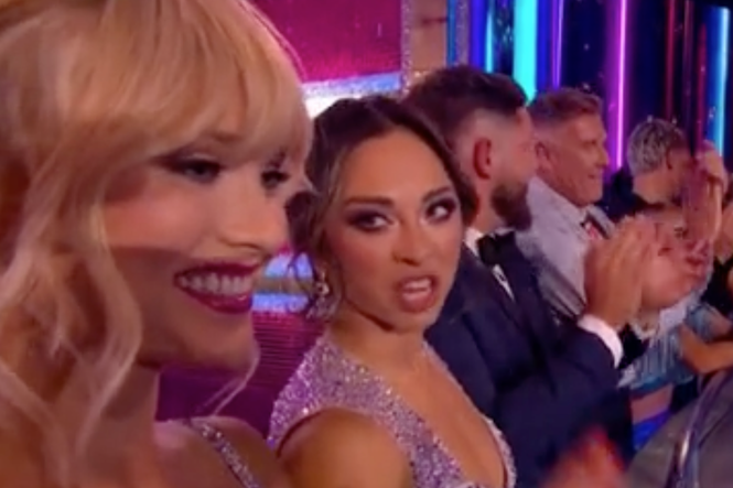 Strictly star Katya Jones clarifies viral comment from live show