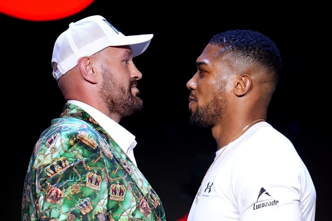 Anthony Joshua has warning for people who ‘want to see me fail’ in Fury fight