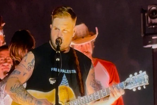 Zach Bryan defies Robert Kraft with ‘Free Palestine’ shirt at Gillette Stadium concert