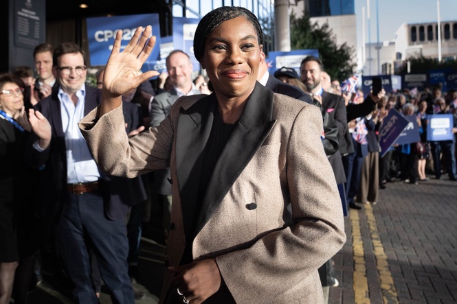 Kemi Badenoch says cutting inheritance tax is ‘morally right’ at Tory conference