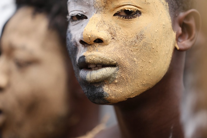 Photos show Indigenous Ghanaians commemorating military victory over Ashanti Empire 200 years ago