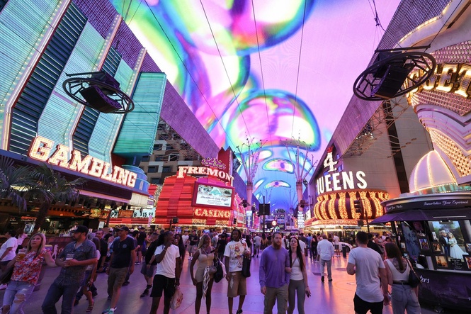 Woman sues after she was seriously hurt on mechanical genitals ride in Las Vegas bar