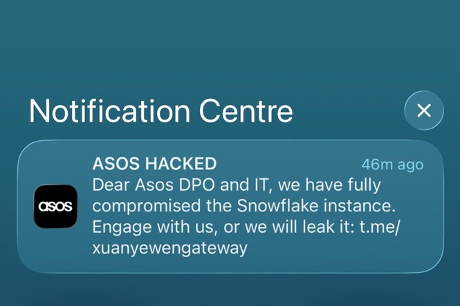 Asos apologises to customers after ‘unauthorised activity’
