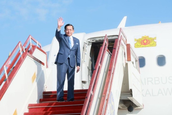 Malaysia hosts Myanmar junta leader as criticism grows over repatriation of refugees