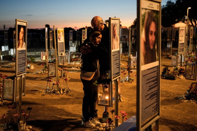 Israelis mourn Oct. 7 attack as Palestinians face devastation in Gaza, in photos