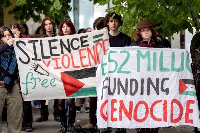 Pro-Palestine rallies in Edinburgh and Glasgow on October 7 attacks anniversary
