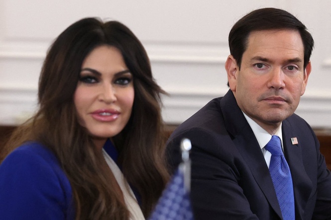 Rubio loses it on reporters over Kimberly Guilfoyle questions while she’s next to him