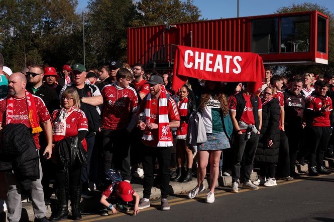 Man City greeted with boos and chants from Liverpool supporters in first match after guilty verdict