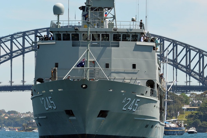 Hidden cameras found in women’s showers on Australian navy ship