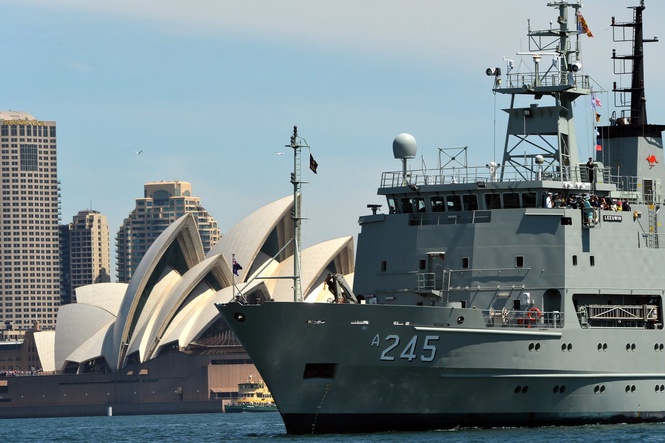 Disturbing discovery made in women’s showers on Australian navy ship