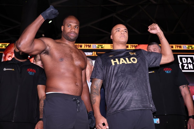 Daniel Dubois and Fabio Wardley both weigh in at career-heaviest ahead of world title rematch