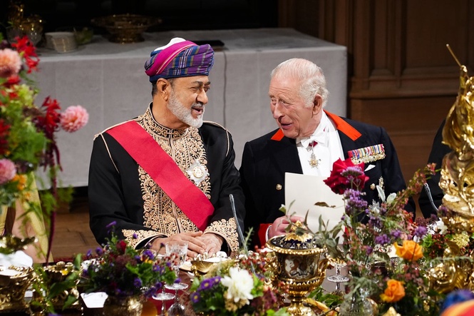 King Charles praises Oman for its efforts to keep the Strait of Hormuz open
