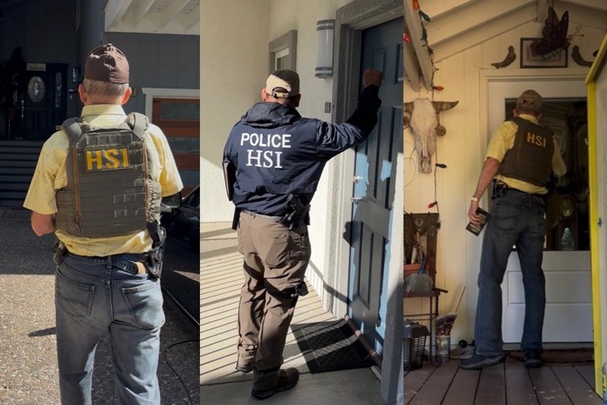 Homeland Security is showing up on doorsteps hoping to find migrants who illegally voted