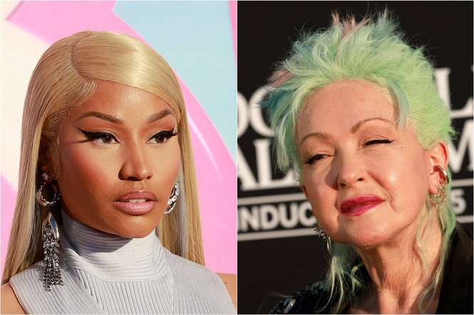 Cyndi Lauper defends working with Nicki Minaj despite rapper’s support for Trump