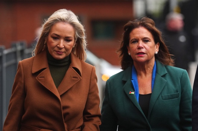 Sinn Féin leaders interviewed by police over protest participation