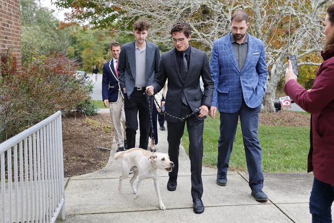 Looksmaxxing streamer Clavicular brings dog to court for rape arraignment hearing