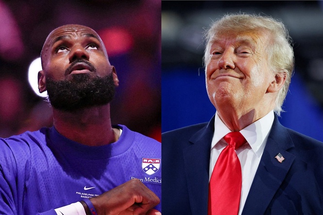 LeBron James claps back at Trump’s national anthem comments with zinger