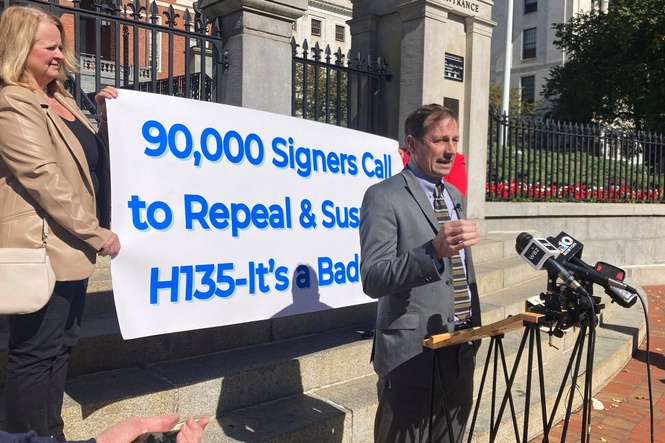Massachusetts and Idaho put guns on the ballot. One seeks to restrict them, the other to honor them