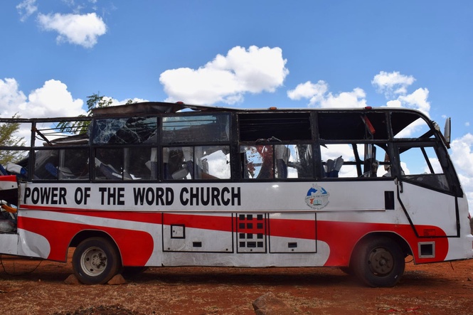 Bus crash in Kenya kills 22 near the site of a previous fatal accident