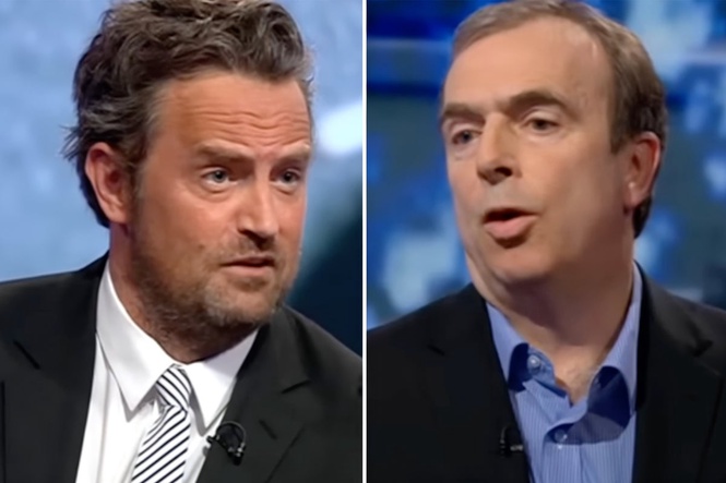 Matthew Perry’s greatest work wasn’t Friends. It was a Newsnight appearance