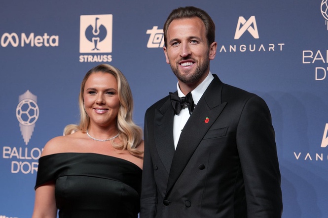 ‘We’ve done it!’ Harry Kane’s emotional message for wife Katie Goodland after Ballon d’Or triumph